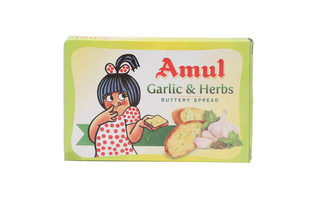 Amul Garlic & Herbs Buttery Spread   Box  100 grams